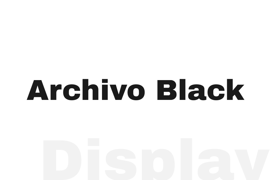 Archivo Black